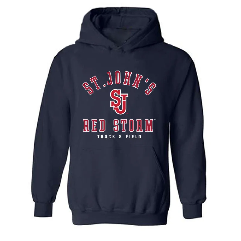 St. Johns - NCAA Women's Track & Field : Jade Dockery - Classic Shersey Hooded Sweatshirt Graphic Hoodie Design Print St. Johns - NCAA Women's Track & Field : Jade Dockery - Classic Shersey Hooded Sweatshirt Graphic Hoodie Design Print