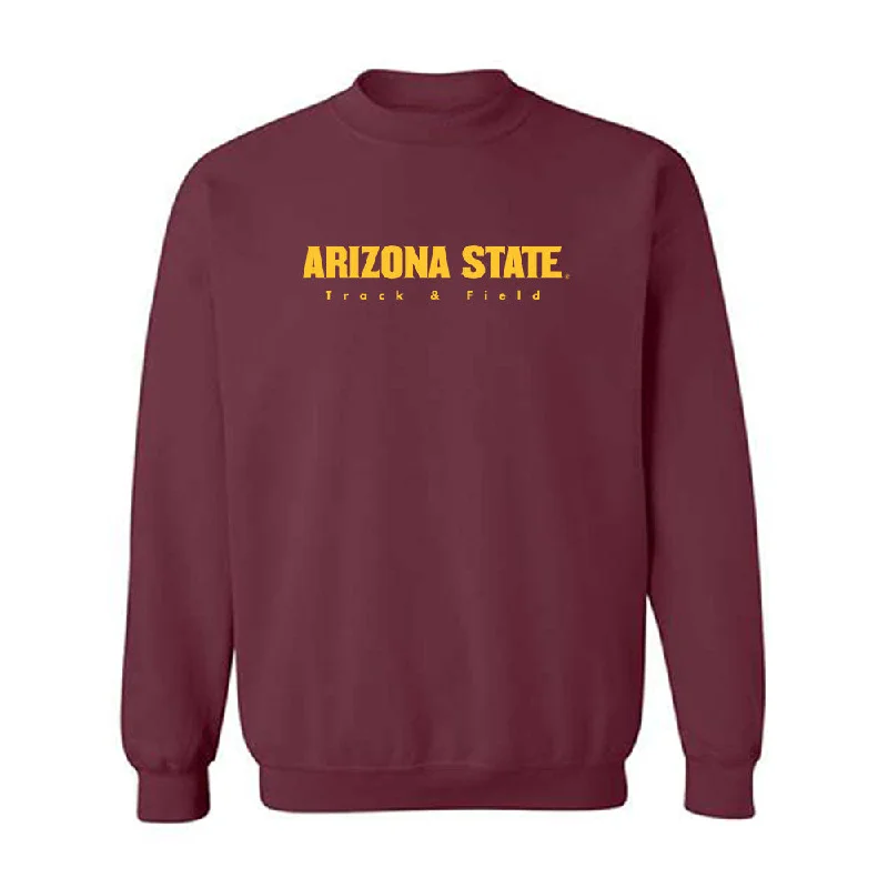 Arizona State - NCAA Women's Track & Field : Lauren Brown - Classic Shersey Crewneck Sweatshirt Hoodie with Elastic Waist Stretchable Comfortable Arizona State - NCAA Women's Track & Field : Lauren Brown - Classic Shersey Crewneck Sweatshirt Hoodie with Elastic Waist Stretchable Comfortable