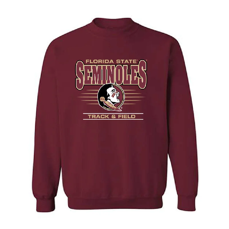 FSU - NCAA Women's Track & Field : Zee Curtis - Classic Shersey Crewneck Sweatshirt Hoodie with Cuffed Sleeves Snug Secure FSU - NCAA Women's Track & Field : Zee Curtis - Classic Shersey Crewneck Sweatshirt Hoodie with Cuffed Sleeves Snug Secure