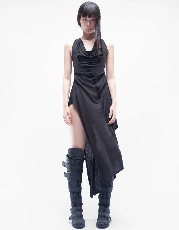 DRESS X ONYX Cowl Neckline Elegant