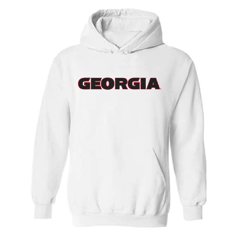 Georgia - NCAA Women's Track & Field : Danah Nembhard - Classic Shersey Hooded Sweatshirt Hoodie with Lace Feminine Delicate Georgia - NCAA Women's Track & Field : Danah Nembhard - Classic Shersey Hooded Sweatshirt Hoodie with Lace Feminine Delicate