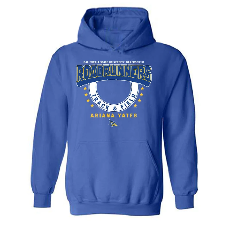 CSU Bakersfield - NCAA Women's Track & Field : Ariana Yates - Classic Fashion Shersey Hooded Sweatshirt Hoodie with Drawcord Adjustable Secure CSU Bakersfield - NCAA Women's Track & Field : Ariana Yates - Classic Fashion Shersey Hooded Sweatshirt Hoodie with Drawcord Adjustable Secure