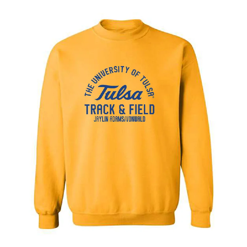 Tulsa - NCAA Women's Track & Field : Jaylin Adams/Vonwald - Classic Fashion Shersey Crewneck Sweatshirt Hoodie with Elastic Waist Stretchable Comfortable Tulsa - NCAA Women's Track & Field : Jaylin Adams/Vonwald - Classic Fashion Shersey Crewneck Sweatshirt Hoodie with Elastic Waist Stretchable Comfortable