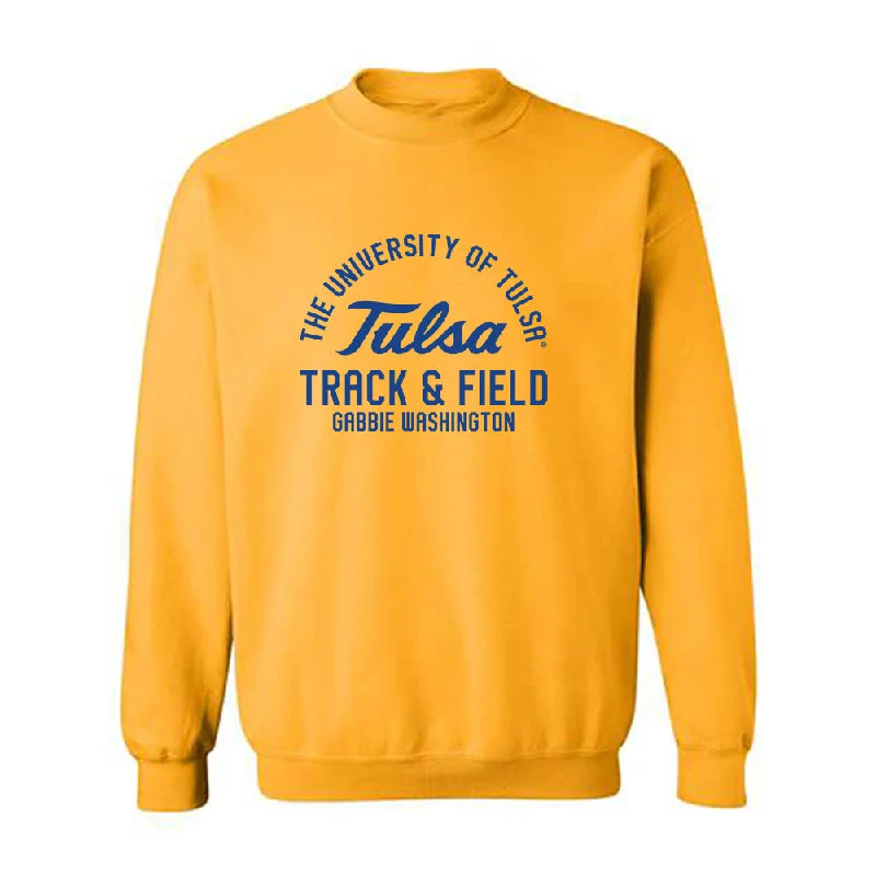Tulsa - NCAA Women's Track & Field : Gabbie Washington - Classic Fashion Shersey Crewneck Sweatshirt Zip Hoodie Drawstring Kangaroo Pocket Tulsa - NCAA Women's Track & Field : Gabbie Washington - Classic Fashion Shersey Crewneck Sweatshirt Zip Hoodie Drawstring Kangaroo Pocket