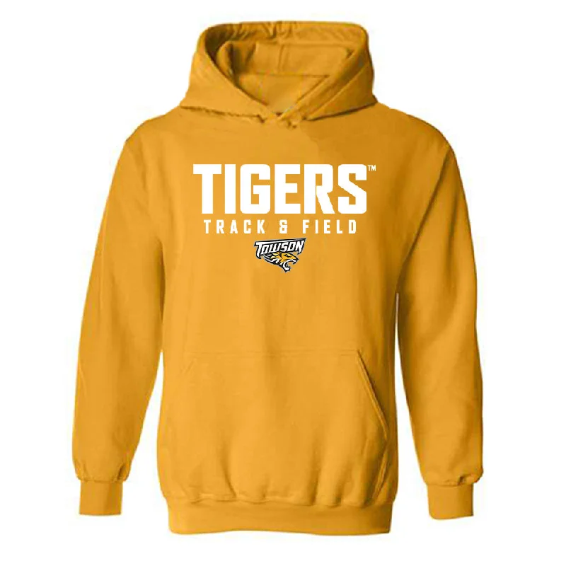 Towson - NCAA Women's Track & Field : Leeann Redlo - Classic Shersey Hooded Sweatshirt Hoodie with Hem Drawcord Adjustable Customizable Towson - NCAA Women's Track & Field : Leeann Redlo - Classic Shersey Hooded Sweatshirt Hoodie with Hem Drawcord Adjustable Customizable