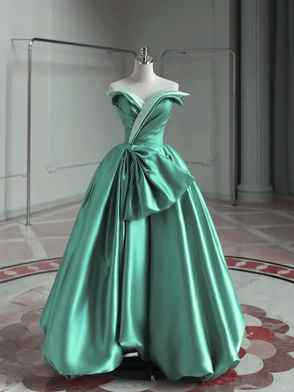 Mint Blue Satin Sweetheart Long Wedding Party Dress, Mint Blue Satin Prom Dress Tunics Trendy modern Mint Blue Satin Sweetheart Long Wedding Party Dress, Mint Blue Satin Prom Dress Tunics Trendy modern