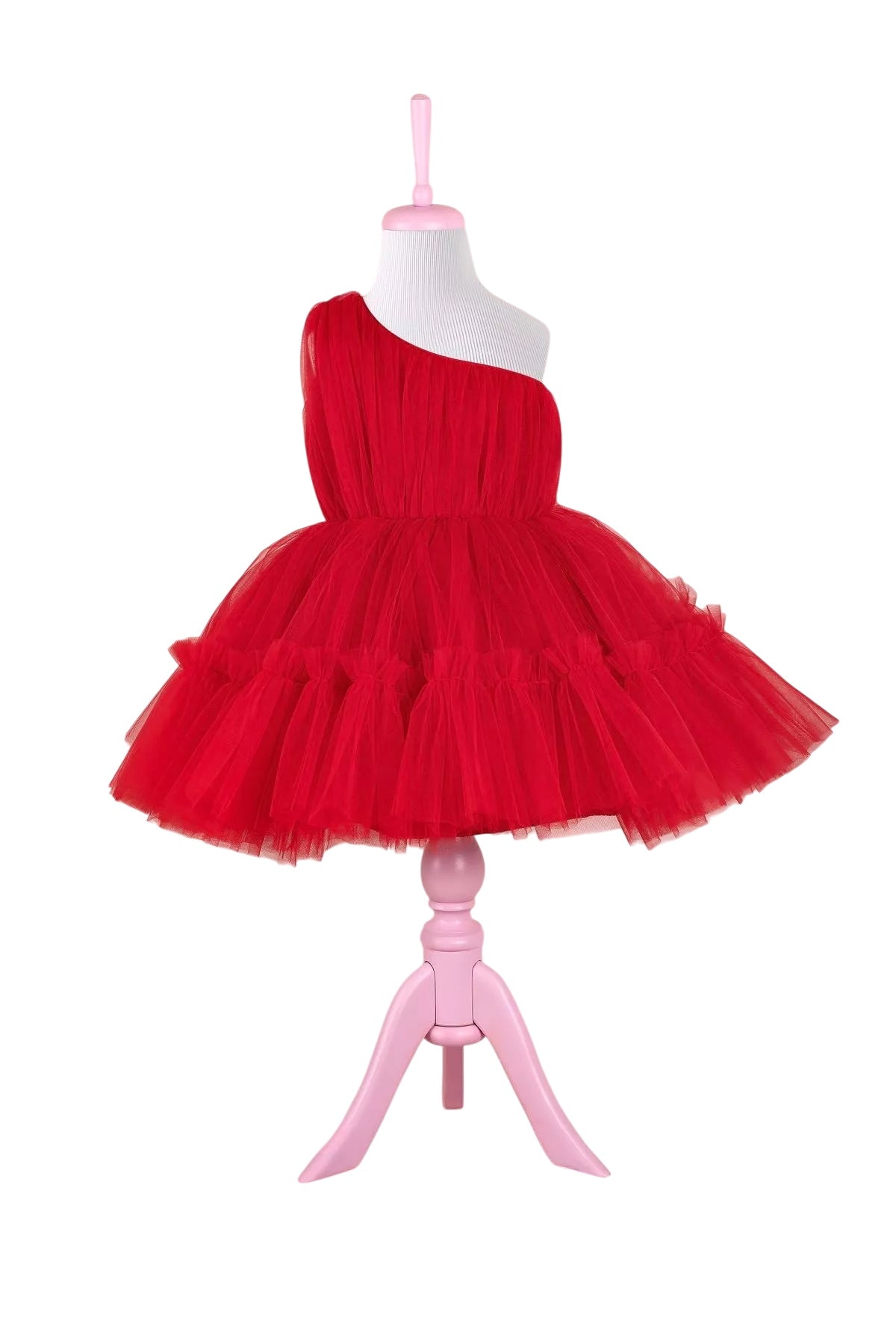 Felicity Red Party Dress Tunics Lace romantic
