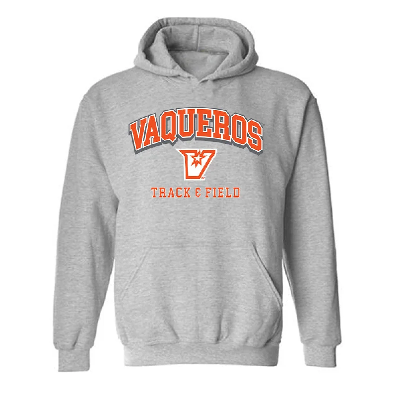 UTRGV - NCAA Women's Track & Field : Ashley Lingueno - Classic Shersey Hooded Sweatshirt Hoodie with Front Slit Layering Stylish UTRGV - NCAA Women's Track & Field : Ashley Lingueno - Classic Shersey Hooded Sweatshirt Hoodie with Front Slit Layering Stylish