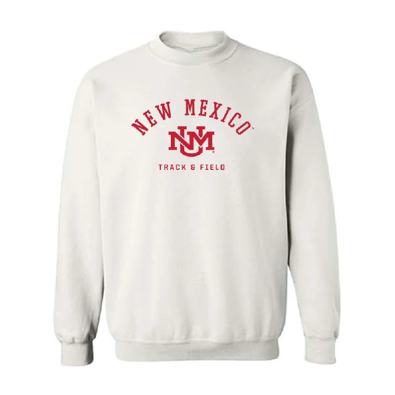 New Mexico - NCAA Women's Track & Field : Laylah Lawson - Classic Fashion Shersey Crewneck Sweatshirt Hoodie with Back Slit Movement Comfort