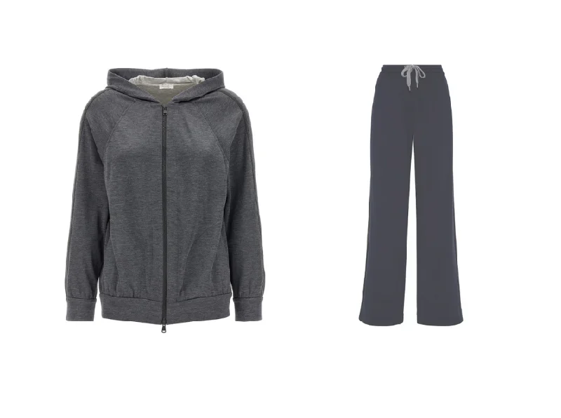 Brunello Cucinelli Monile Hoodie Tracksuit Hoodie with Strings Custom Fit Adjustable Brunello Cucinelli Monile Hoodie Tracksuit Hoodie with Strings Custom Fit Adjustable