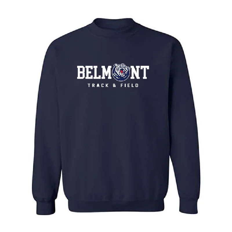 Belmont - NCAA Women's Track & Field : Kaitlyn Thorne - Classic Shersey Crewneck Sweatshirt Hoodie with Full-Zip Functional Layering Belmont - NCAA Women's Track & Field : Kaitlyn Thorne - Classic Shersey Crewneck Sweatshirt Hoodie with Full-Zip Functional Layering