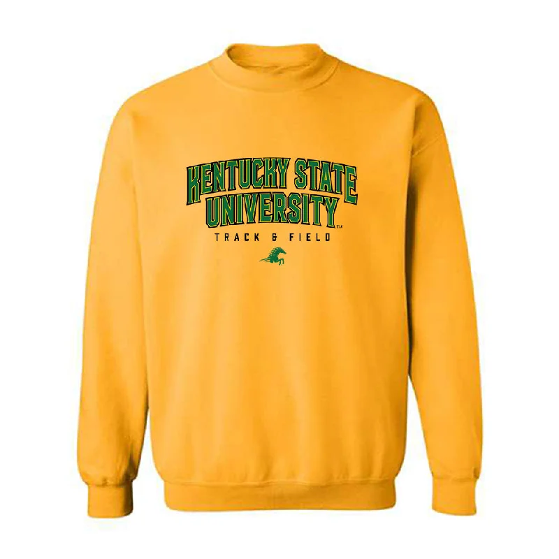 KYSU - NCAA Women's Track & Field : Zaria Robinson - Classic Shersey Crewneck Sweatshirt Hoodie with Hem Raw Edge Edgy Unfinished KYSU - NCAA Women's Track & Field : Zaria Robinson - Classic Shersey Crewneck Sweatshirt Hoodie with Hem Raw Edge Edgy Unfinished