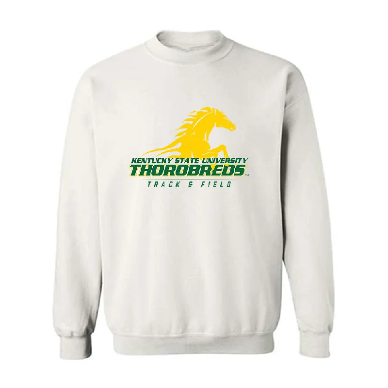 KYSU - NCAA Women's Track & Field : Zaria Robinson - Classic Shersey Crewneck Sweatshirt Hoodie with Hem Frayed Vintage Worn KYSU - NCAA Women's Track & Field : Zaria Robinson - Classic Shersey Crewneck Sweatshirt Hoodie with Hem Frayed Vintage Worn