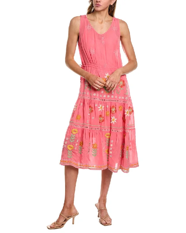 Johnny Was Leanna Tiered Dress Tunics Vintage classic