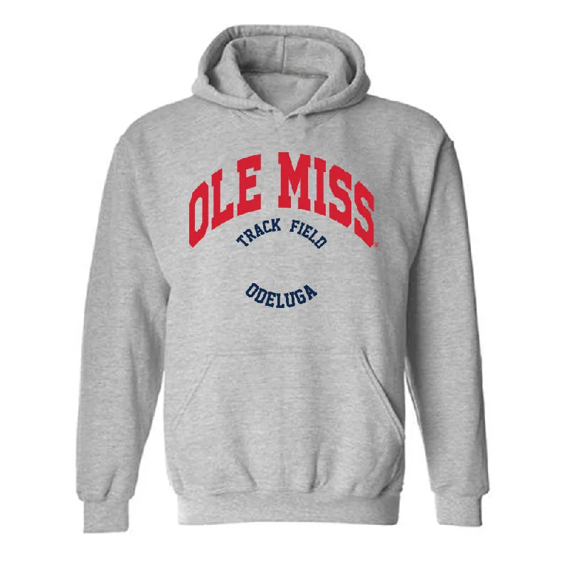 Ole Miss - NCAA Women's Track & Field : Akaomachukwu Odeluga - Classic Fashion Shersey Hooded Sweatshirt Hoodie Crop Top Short Trendy Ole Miss - NCAA Women's Track & Field : Akaomachukwu Odeluga - Classic Fashion Shersey Hooded Sweatshirt Hoodie Crop Top Short Trendy
