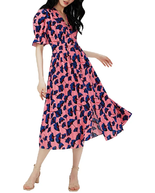 Diane von Furstenberg Erica Dress Tunic Top Casual