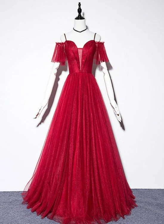 Wine Red Straps Off Shoulder Long Prom Dress Party Dress, Formal Gown Evening Dresses empire Waist empire Wine Red Straps Off Shoulder Long Prom Dress Party Dress, Formal Gown Evening Dresses empire Waist empire