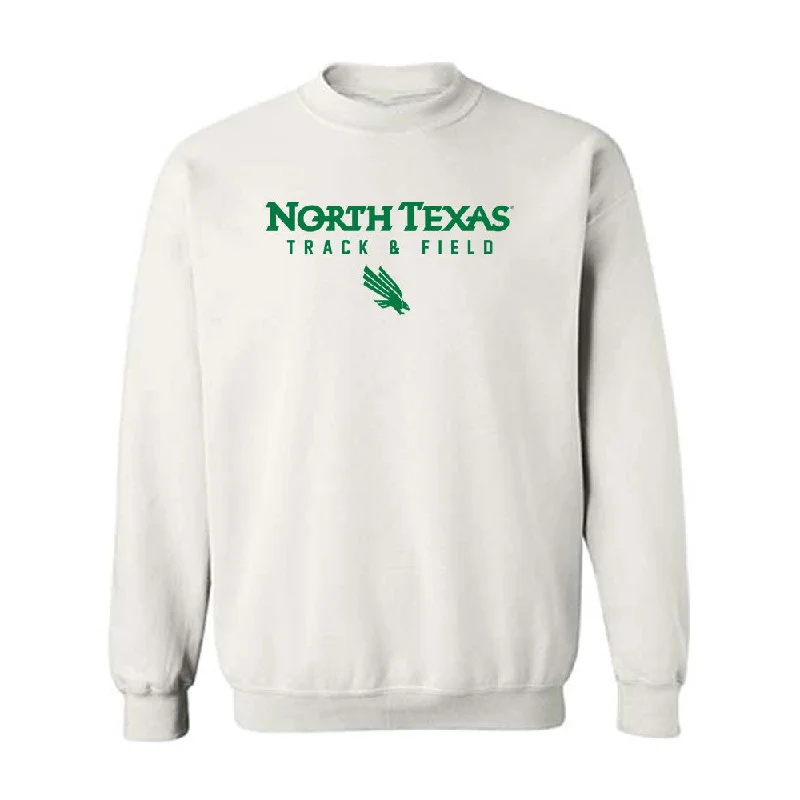 North Texas - NCAA Women's Track & Field : Kendahl Tucker - Classic Shersey Crewneck Sweatshirt Hoodie with Thumb Holes Functional Cozy North Texas - NCAA Women's Track & Field : Kendahl Tucker - Classic Shersey Crewneck Sweatshirt Hoodie with Thumb Holes Functional Cozy