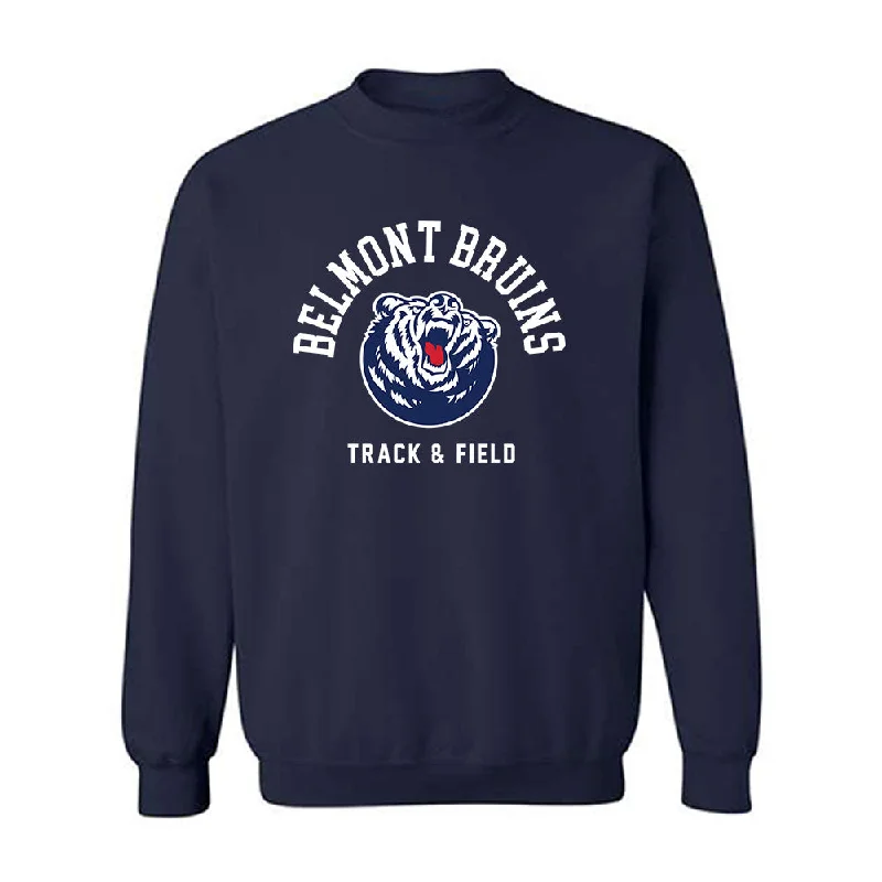 Belmont - NCAA Women's Track & Field : Kaitlyn Thorne - Classic Shersey Crewneck Sweatshirt Hoodie with Turtle Neck Cozy Winter Belmont - NCAA Women's Track & Field : Kaitlyn Thorne - Classic Shersey Crewneck Sweatshirt Hoodie with Turtle Neck Cozy Winter
