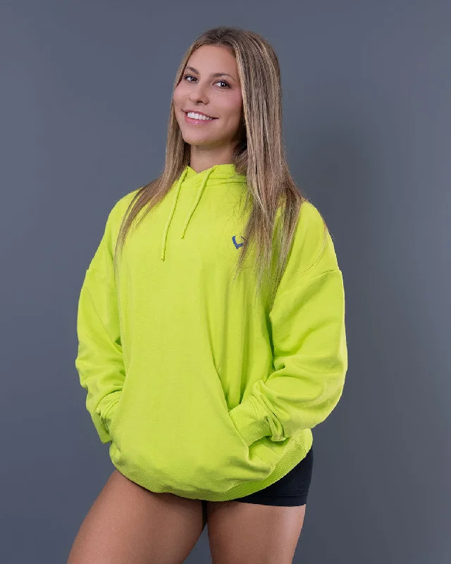 NV Hoodie Neon Hoodie with Illustration Artistic Creative