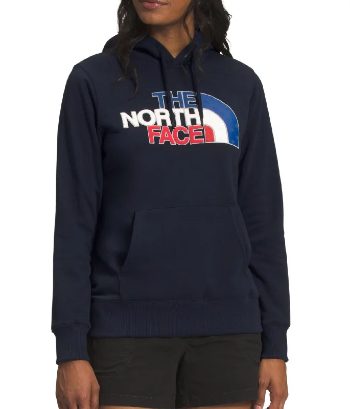Women's USA Hoodie Hoodie with Set-In Sleeves Structured Classic