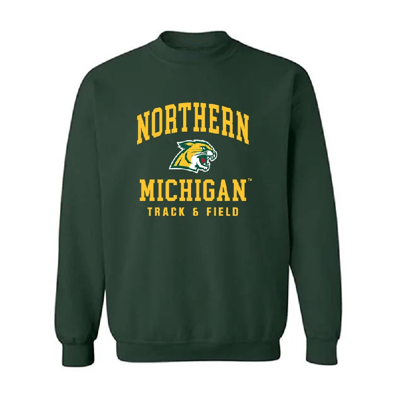 Northern Michigan - NCAA Women's Track & Field : Madelyn Rasmussen - Classic Shersey Crewneck Sweatshirt Hoodie with Patch Decorative Personalized Northern Michigan - NCAA Women's Track & Field : Madelyn Rasmussen - Classic Shersey Crewneck Sweatshirt Hoodie with Patch Decorative Personalized