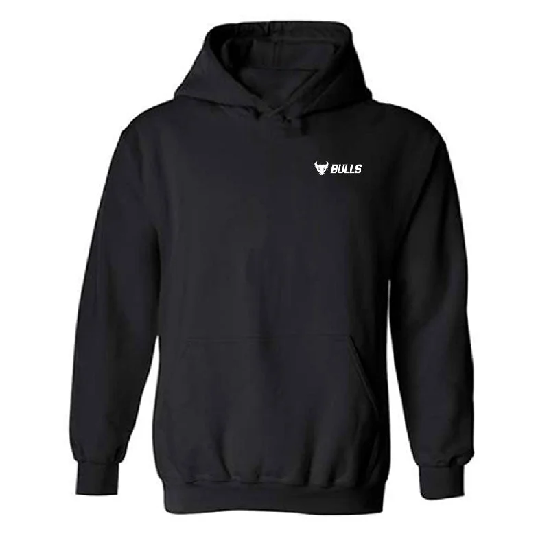 Buffalo - NCAA Women's Track & Field : Alexia Jones - Hooded Sweatshirt Hoodie with Patch Decorative Personalized Buffalo - NCAA Women's Track & Field : Alexia Jones - Hooded Sweatshirt Hoodie with Patch Decorative Personalized
