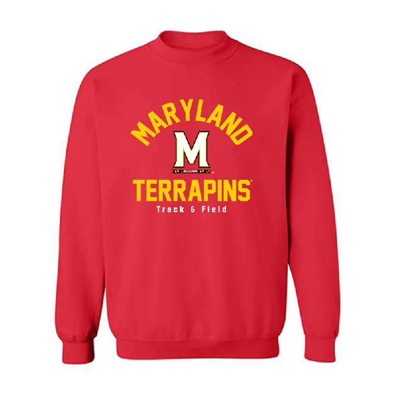 Maryland - NCAA Women's Track & Field : Kanai Bey - Classic Shersey Crewneck Sweatshirt Hoodie with Button Classic Timeless Maryland - NCAA Women's Track & Field : Kanai Bey - Classic Shersey Crewneck Sweatshirt Hoodie with Button Classic Timeless