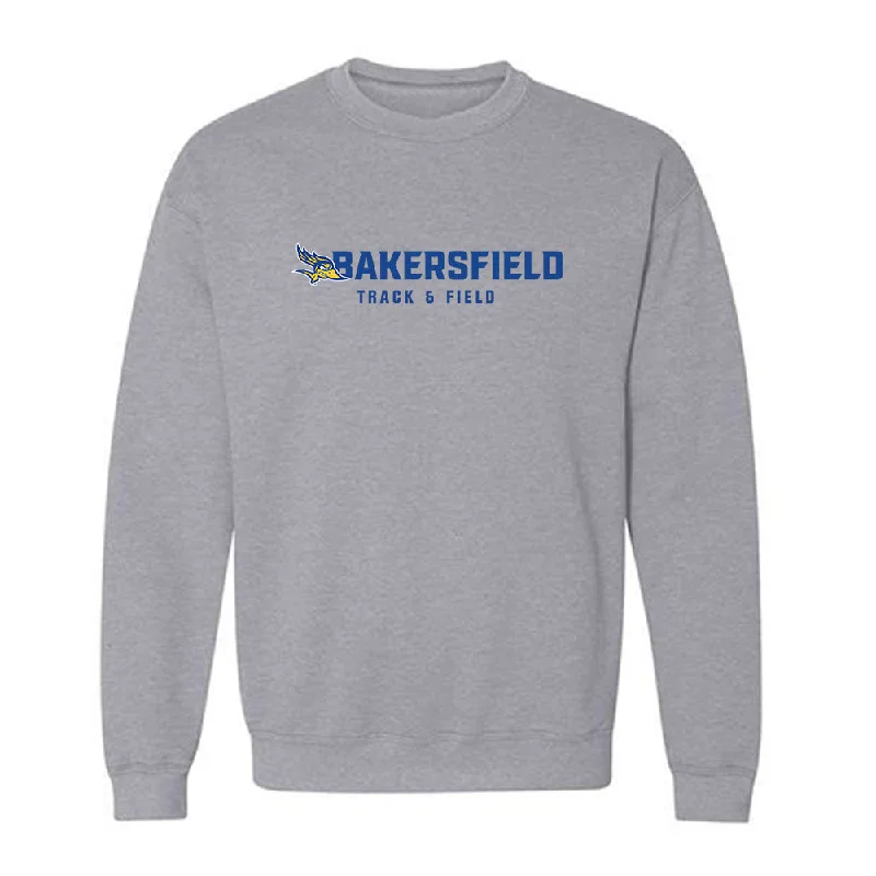 CSU Bakersfield - NCAA Women's Track & Field : Ariana Yates - Classic Shersey Crewneck Sweatshirt Hoodie with Ribbed Cuffs Snug Fit Comfort CSU Bakersfield - NCAA Women's Track & Field : Ariana Yates - Classic Shersey Crewneck Sweatshirt Hoodie with Ribbed Cuffs Snug Fit Comfort