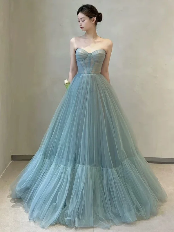 Light Blue Tulle Sweetheart Simple A-line Party Dress, Blue Tulle Off Shoulder Prom Dress Tunics Formal black Light Blue Tulle Sweetheart Simple A-line Party Dress, Blue Tulle Off Shoulder Prom Dress Tunics Formal black