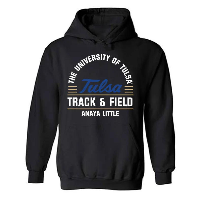 Tulsa - NCAA Women's Track & Field : Anaya Little - Classic Fashion Shersey Hooded Sweatshirt Hoodie with Back Slit Movement Comfort Tulsa - NCAA Women's Track & Field : Anaya Little - Classic Fashion Shersey Hooded Sweatshirt Hoodie with Back Slit Movement Comfort
