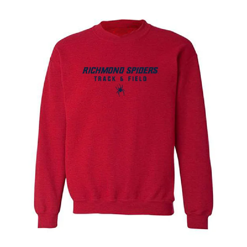 Richmond - NCAA Women's Track & Field : Charlotte Hudson - Crewneck Sweatshirt Hoodie with Mesh Breathable Sporty Richmond - NCAA Women's Track & Field : Charlotte Hudson - Crewneck Sweatshirt Hoodie with Mesh Breathable Sporty