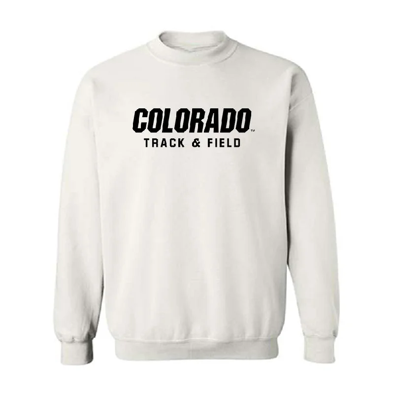 Colorado - NCAA Women's Track & Field : Olivia Sheridan - Crewneck Sweatshirt Hoodie with Exposed Zipper Edgy Industrial Colorado - NCAA Women's Track & Field : Olivia Sheridan - Crewneck Sweatshirt Hoodie with Exposed Zipper Edgy Industrial