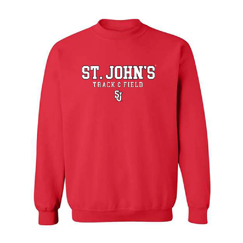 St. Johns - NCAA Women's Track & Field : Jade Dockery - Classic Shersey Crewneck Sweatshirt Oversized Hoodie Comfort Casual St. Johns - NCAA Women's Track & Field : Jade Dockery - Classic Shersey Crewneck Sweatshirt Oversized Hoodie Comfort Casual