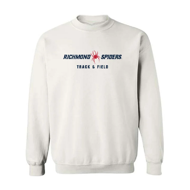 Richmond - NCAA Women's Track & Field : Charlotte Hudson - Crewneck Sweatshirt Hoodie with Stripes Bold Sporty Richmond - NCAA Women's Track & Field : Charlotte Hudson - Crewneck Sweatshirt Hoodie with Stripes Bold Sporty