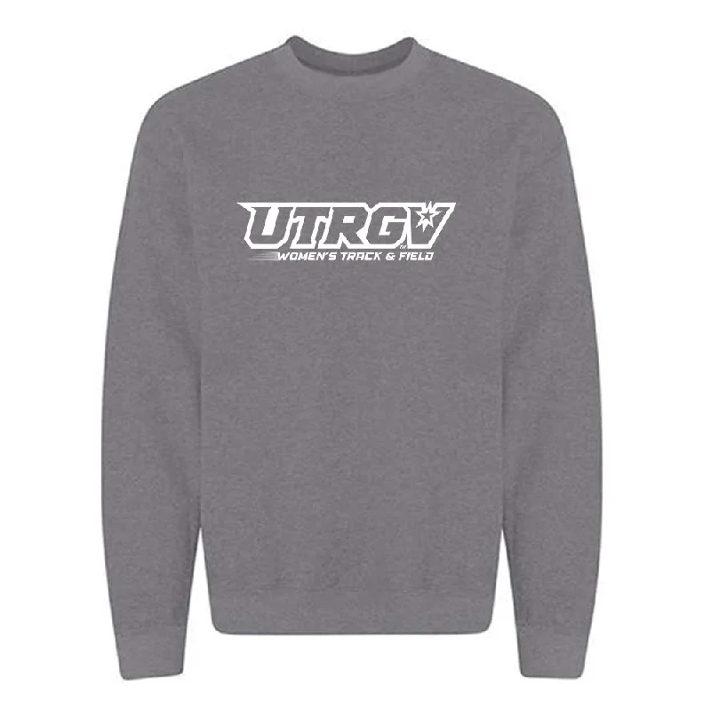 UTRGV - NCAA Women's Track & Field : Ashley Lingueno - Sports Shersey Crewneck Sweatshirt Hoodie with Snap Buttons Easy Quick UTRGV - NCAA Women's Track & Field : Ashley Lingueno - Sports Shersey Crewneck Sweatshirt Hoodie with Snap Buttons Easy Quick