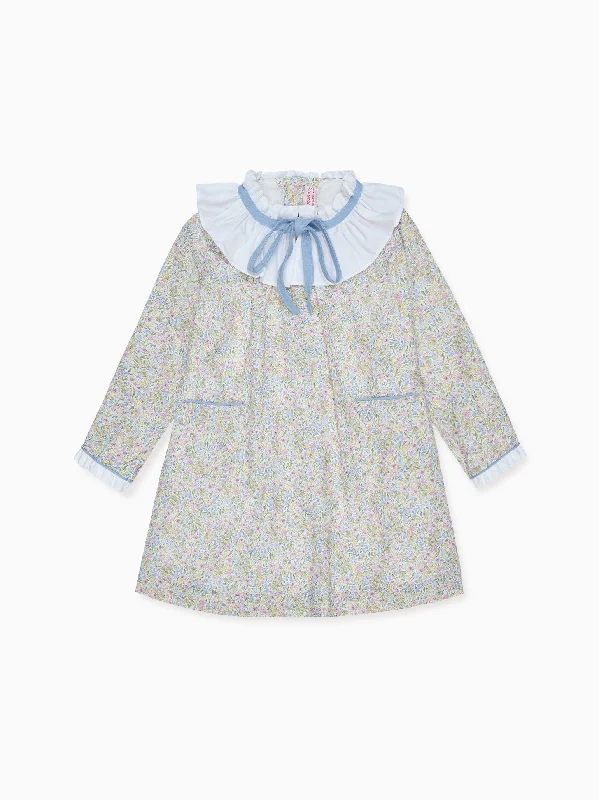 Lilac Floral Odisea Girl A-Line Dress Floral Print girly