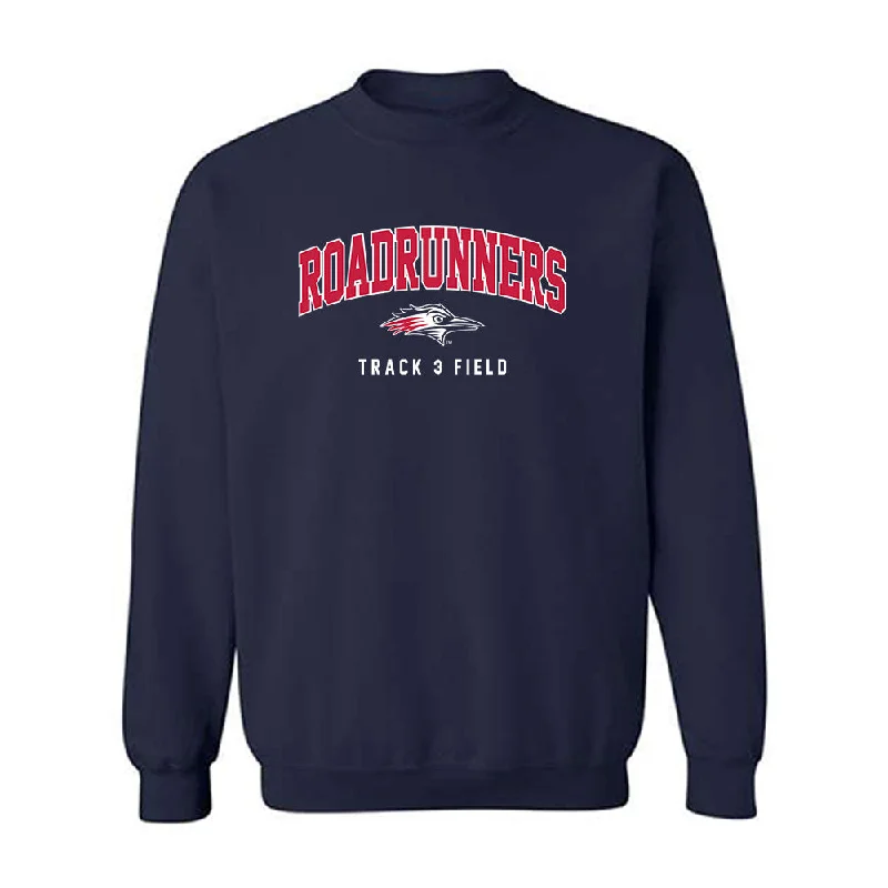 MSU Denver - NCAA Women's Track & Field : Mariah Serrano-Walton - Classic Shersey Crewneck Sweatshirt Hoodie with Slit Hem Functional Movement MSU Denver - NCAA Women's Track & Field : Mariah Serrano-Walton - Classic Shersey Crewneck Sweatshirt Hoodie with Slit Hem Functional Movement