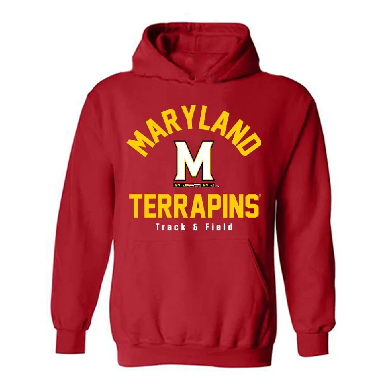 Maryland - NCAA Women's Track & Field : Victoria Teasley - Classic Shersey Hooded Sweatshirt Hoodie with Longline Fit Extended Stylish Maryland - NCAA Women's Track & Field : Victoria Teasley - Classic Shersey Hooded Sweatshirt Hoodie with Longline Fit Extended Stylish