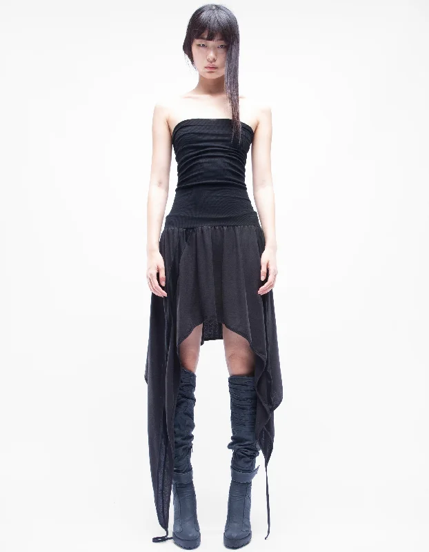 CUT OUT DRESS ONYX Turtleneck Warm Winter
