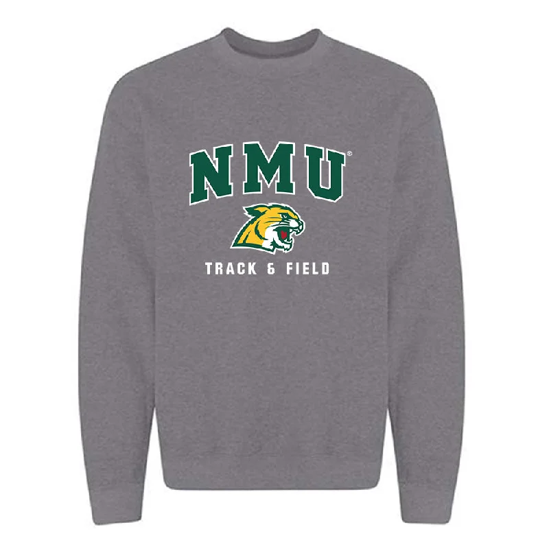 Northern Michigan - NCAA Women's Track & Field : Madelyn Rasmussen - Crewneck Sweatshirt Hoodie with Ribbed Hem Stretchable Secure Northern Michigan - NCAA Women's Track & Field : Madelyn Rasmussen - Crewneck Sweatshirt Hoodie with Ribbed Hem Stretchable Secure