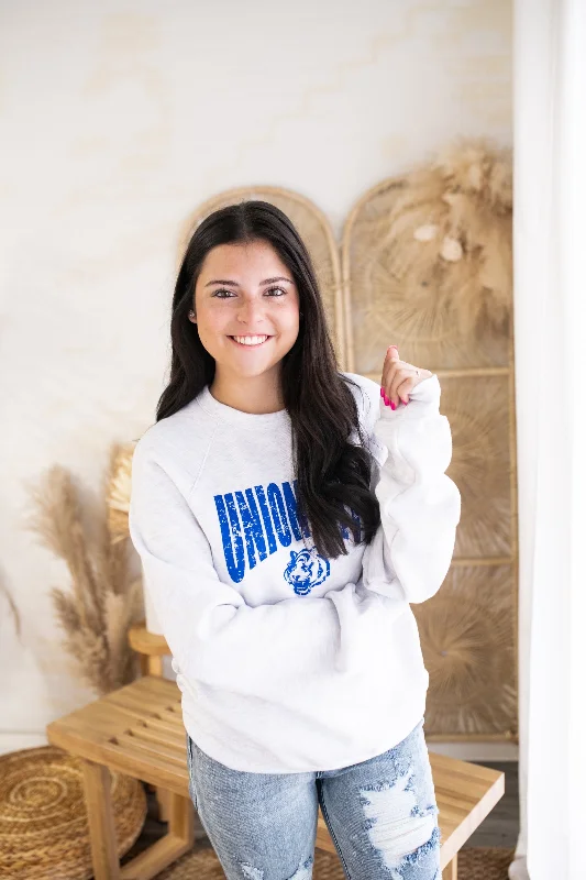 Distressed Arch Union City Tigers Sweatshirts Graphic Hoodie Design Print