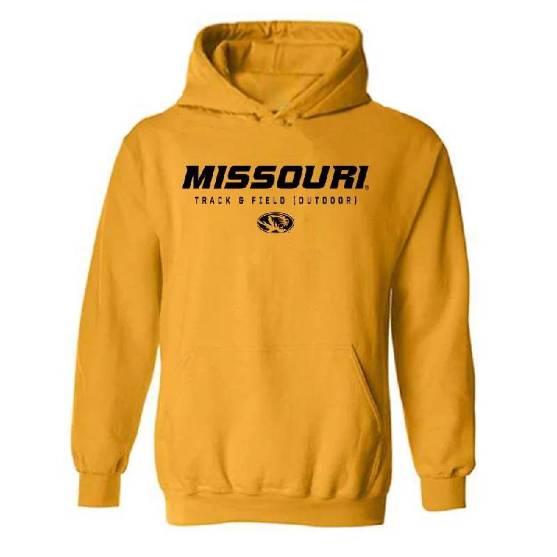 Missouri - NCAA Women's Track & Field : Euphenie Andre - Classic Shersey Hooded Sweatshirt Hoodie with Drop Shoulder Relaxed Streetwear