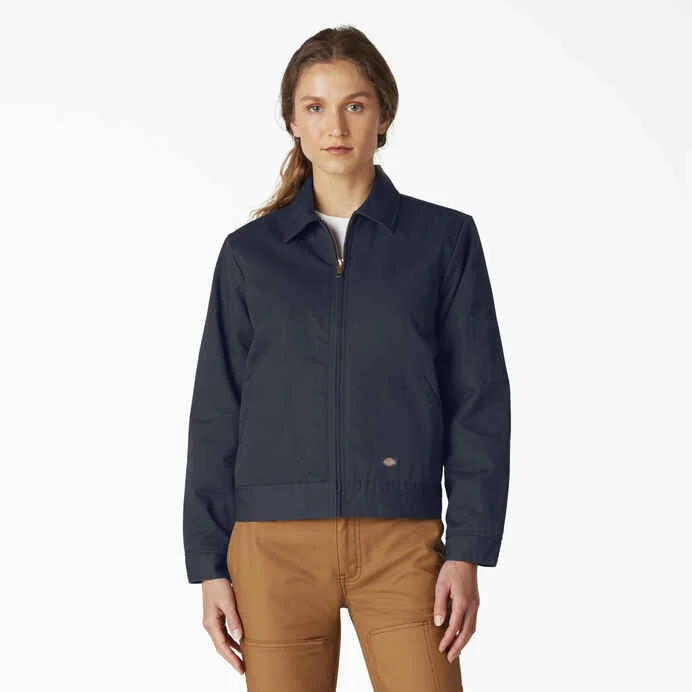 Women's Insulated Eisenhower Jacket Welt Pockets Slit Pockets Flap Pockets