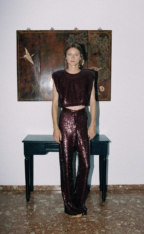 Cinnamon Rock Pants Wide-Legged Palazzos
