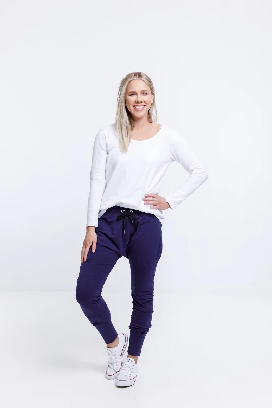 Home Lee - Relaxer Pants High-Waist Trousers