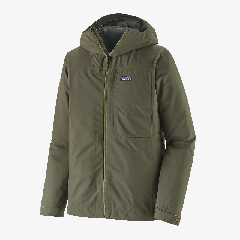 Men's Boulder Fork Rain Jacket Tailored Jacket Straight Jacket A-Line Jacket