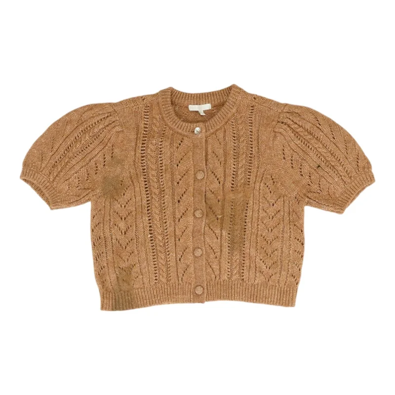 Brown Solid Crewneck Sweater Collared Crew Neck Turtle Neck