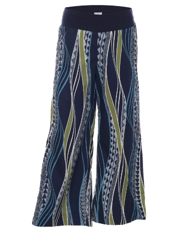 Palazzo Cady Wide-Leg Pants Pacific Tapa Elegant Wool Trousers