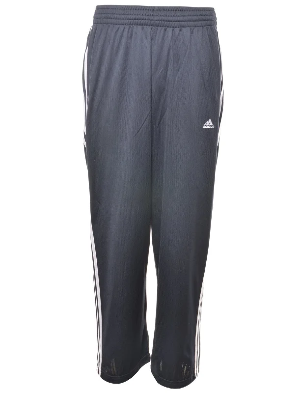Adidas Navy Classic Track Pants - W30 L29 Comfortable Fleece Pants